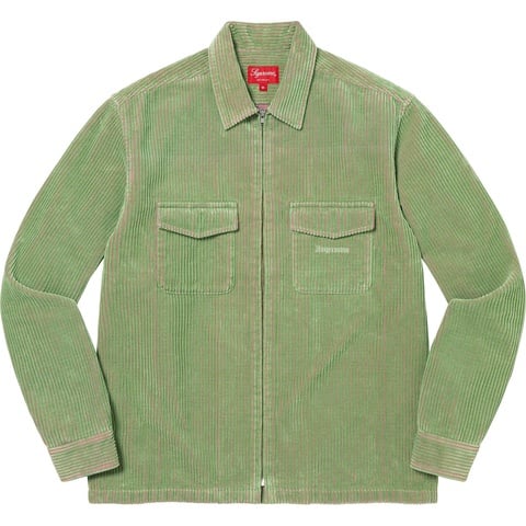 2-Tone Corduroy Zip Up Shirt - spring/summer 2023 - Supreme