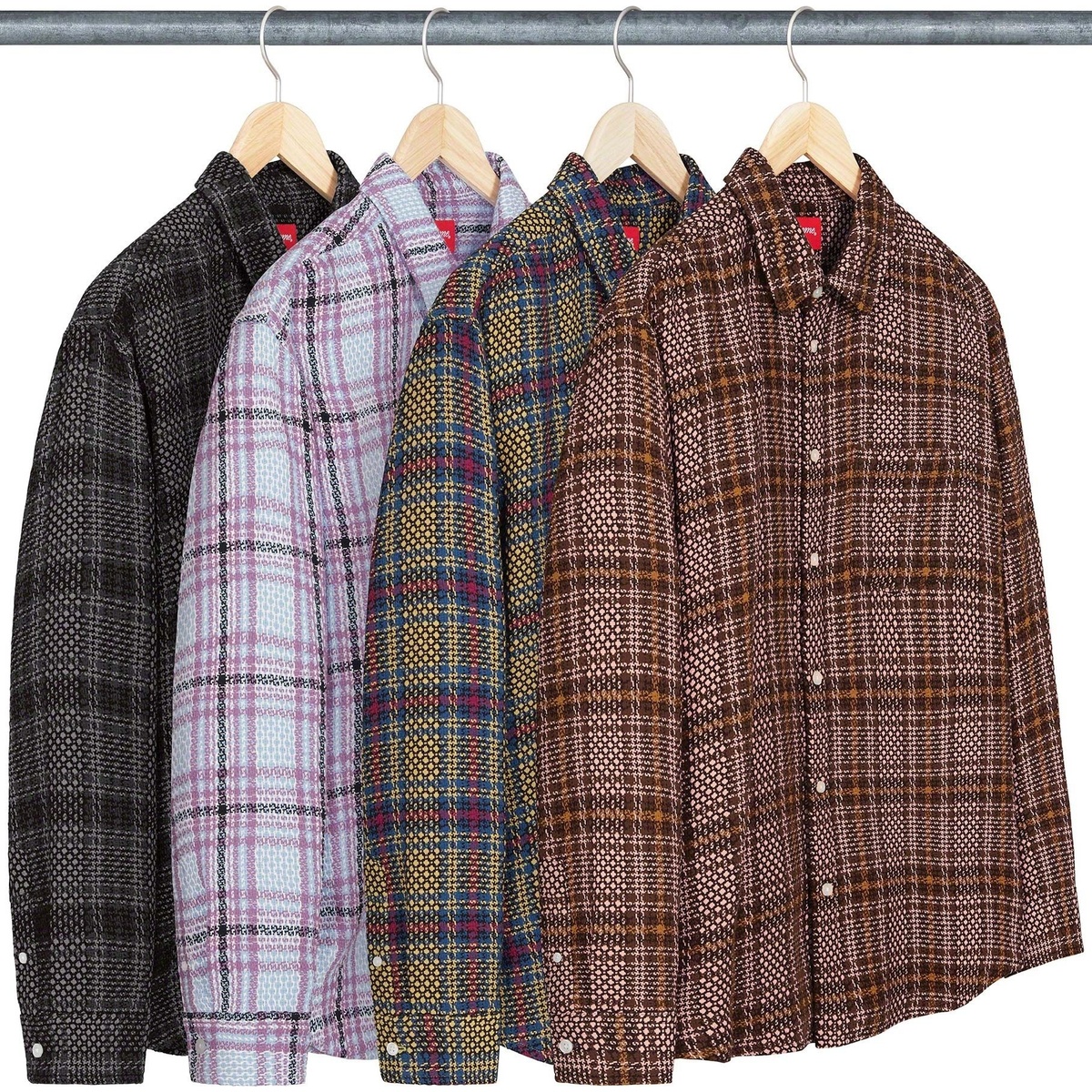 Basket Weave Plaid Shirt - SupremeCommunity