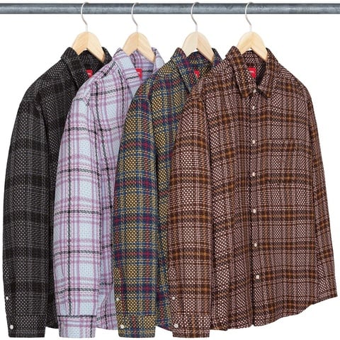 Basket Weave Plaid Shirt - spring/summer 2023 - Supreme