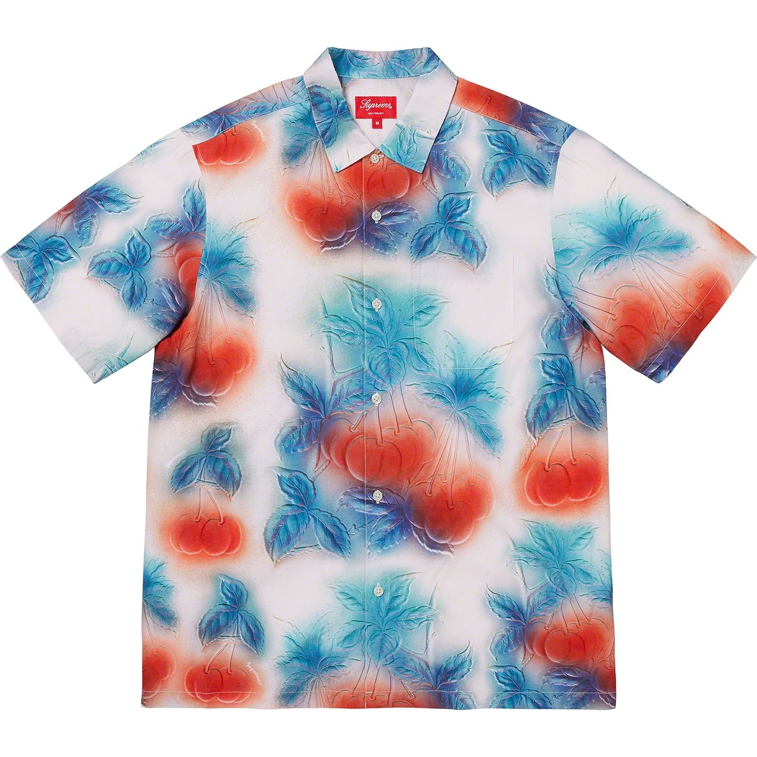 新品 直営店購入 supreme Cherry rayon shirt Supreme Cherry Rayon SS Shirt Black | Culture Kings US
