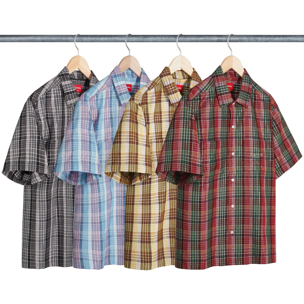 Metallic Plaid S/S Shirt - SupremeCommunity