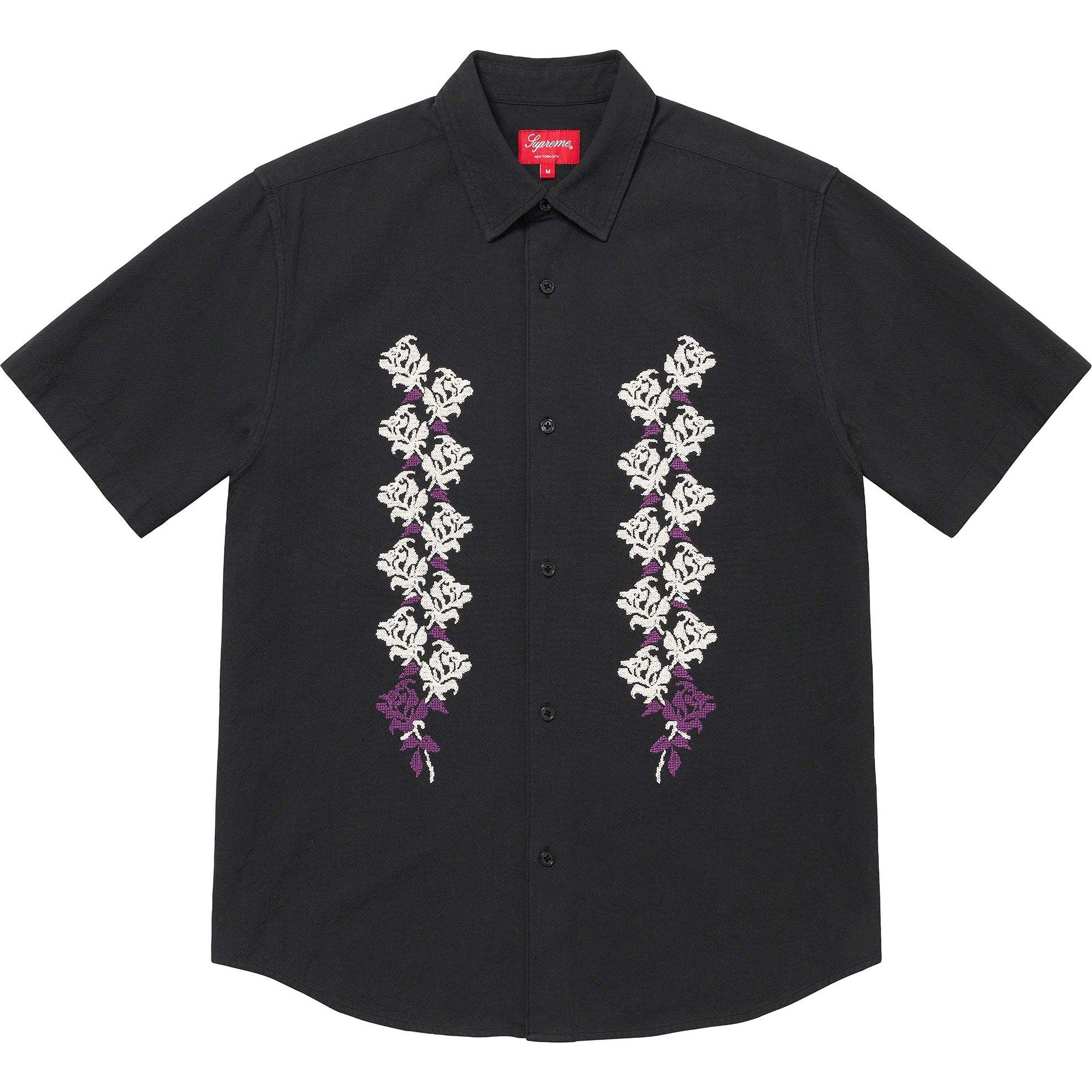 Supreme Needlepoint S S Shirt (SS23) - $158