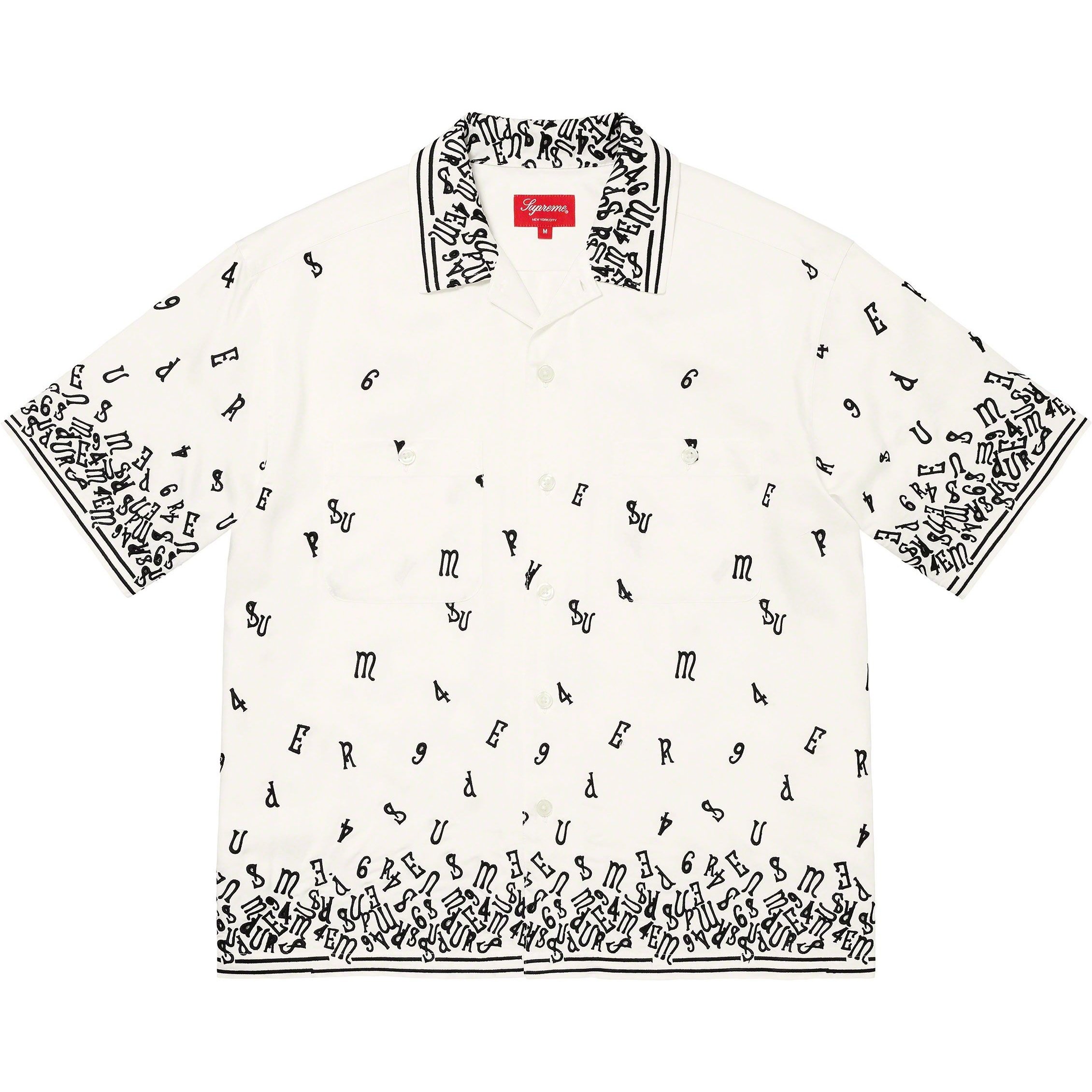 Supreme Nouveau Embroidered S S Shirt (SS23) - $168