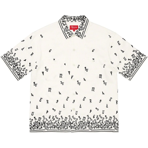 Nouveau Embroidered S/S Shirt - spring/summer 2023 - Supreme
