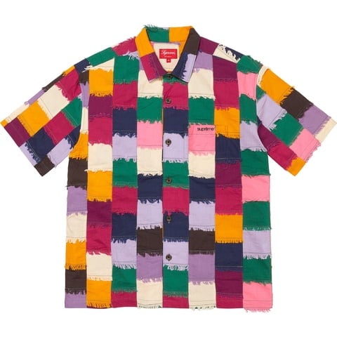 Patchwork S/S Shirt - spring/summer 2023 - Supreme