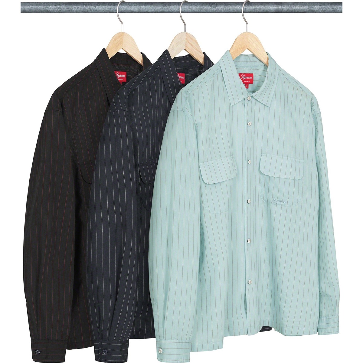 Pinstripe Linen Shirt - spring/summer 2023 - Supreme