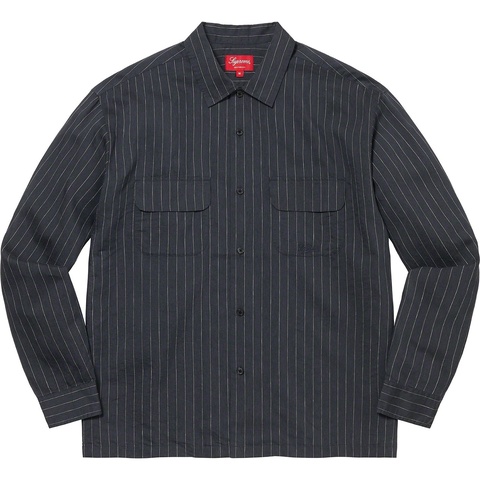 Pinstripe Linen Shirt - spring/summer 2023 - Supreme