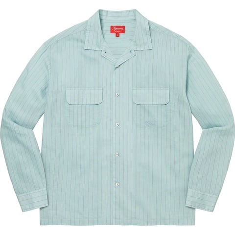 Pinstripe Linen Shirt - spring/summer 2023 - Supreme