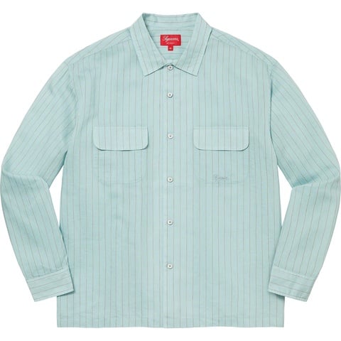 Pinstripe Linen Shirt - spring/summer 2023 - Supreme