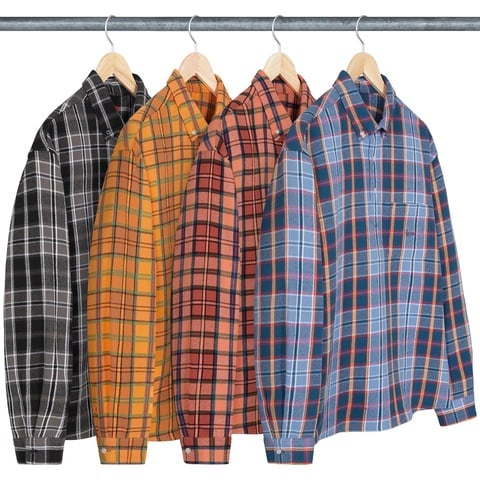 Pullover Plaid Flannel Shirt - spring/summer 2023 - Supreme Pullover Plaid Flannel Shirt - spring/summer 2023 - Supreme