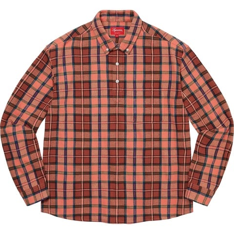 Pullover Plaid Flannel Shirt - spring/summer 2023 - Supreme