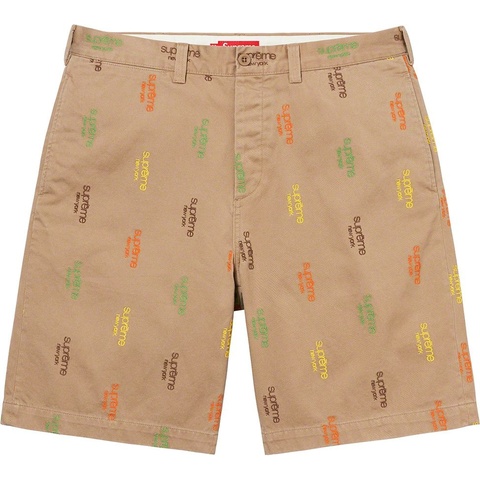 Supreme Classic Logo Chino Short - [hidden]