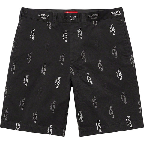 Supreme Classic Logo Chino Short - [hidden]