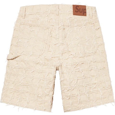 パンツ Supreme Frayed Patchwork BaggyDenimShort Frayed Patchwork Baggy Denim Short - Supreme
