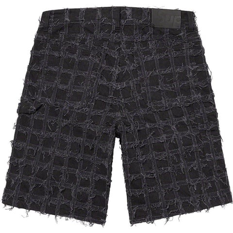 Frayed Patchwork Baggy Denim Short - Supreme