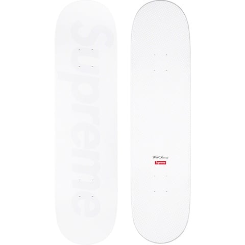 23SS Supreme Tonal Box Logo Skateboard 白 Tonal Box Logo Skateboard - spring/summer 2023 - Supreme