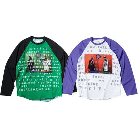 Supreme/Bernadette Corporation Raglan L/S Top - Supreme