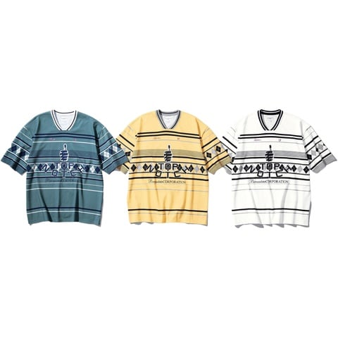 Supreme Supreme/Bernadette Corporation Pique Soccer Top - $118.00