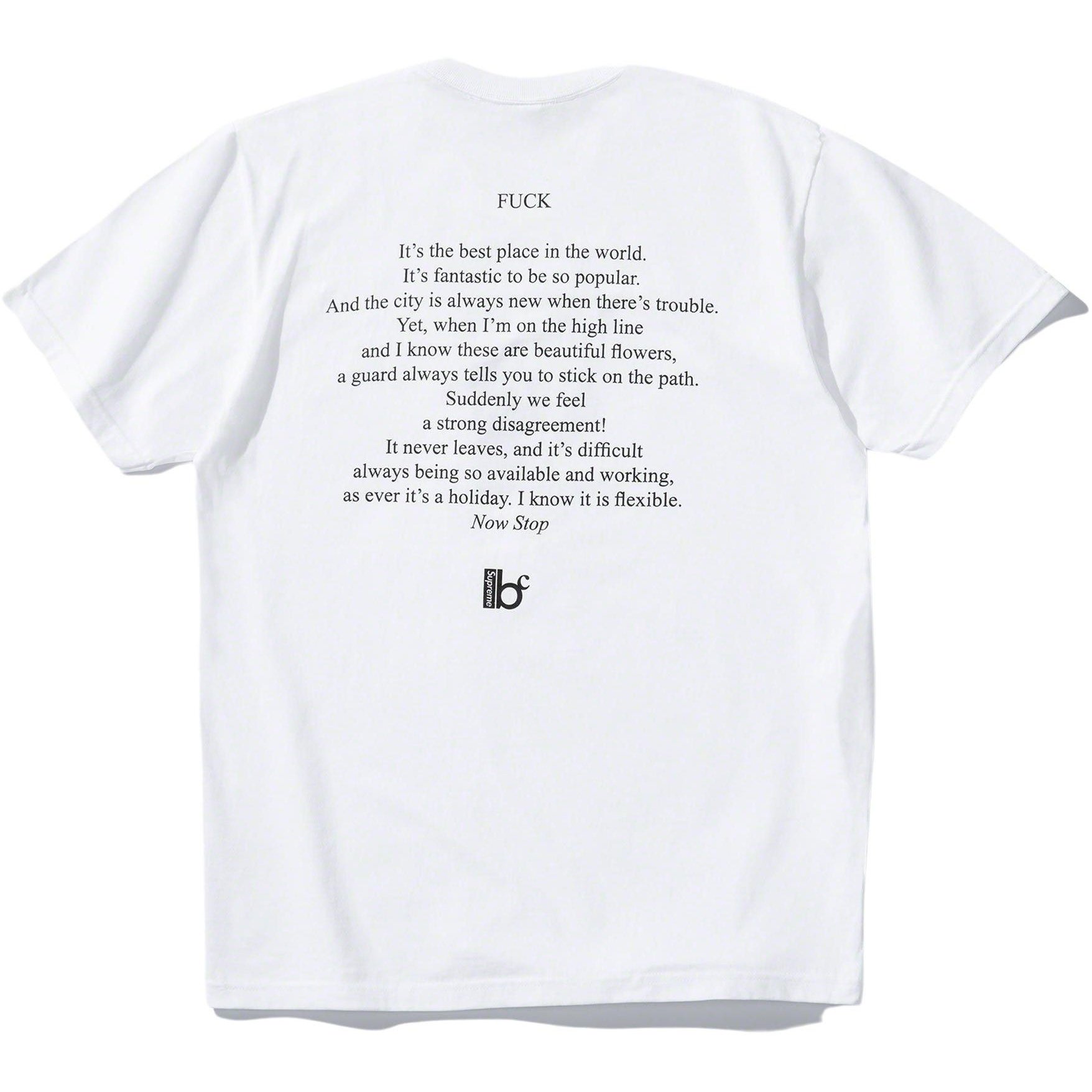 Supreme Supreme Bernadette Corporation Fuck Tee (SS23) - $48