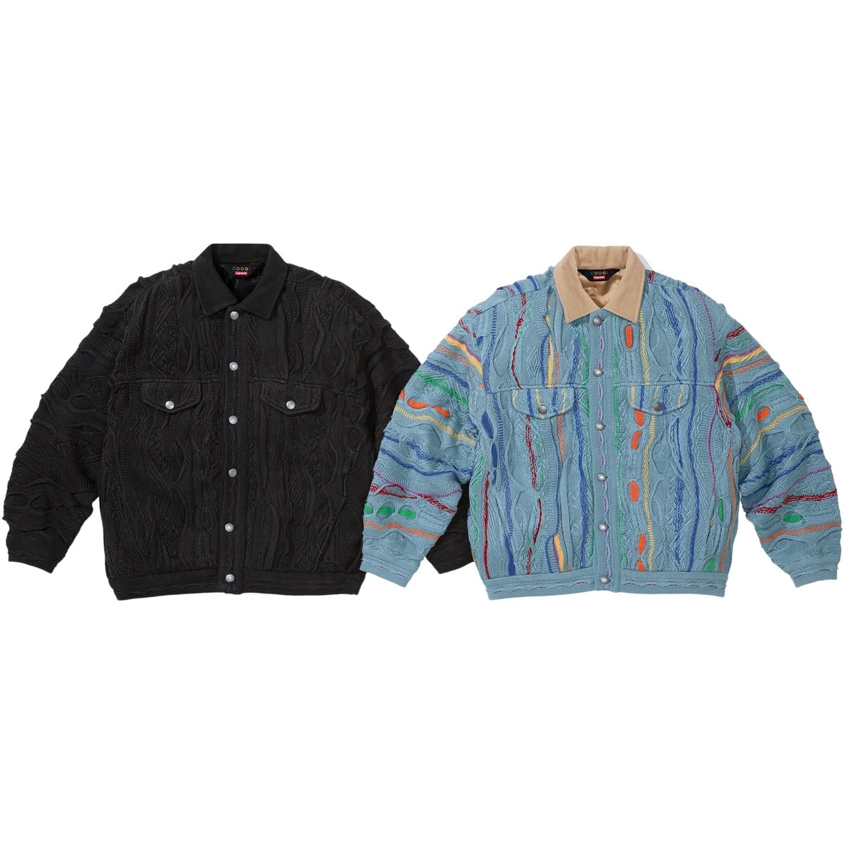COOGI x Supreme ブラック ジャケット M Supreme®/Coogi®. 05/04/2023 Coogi® is an Australian brand founded