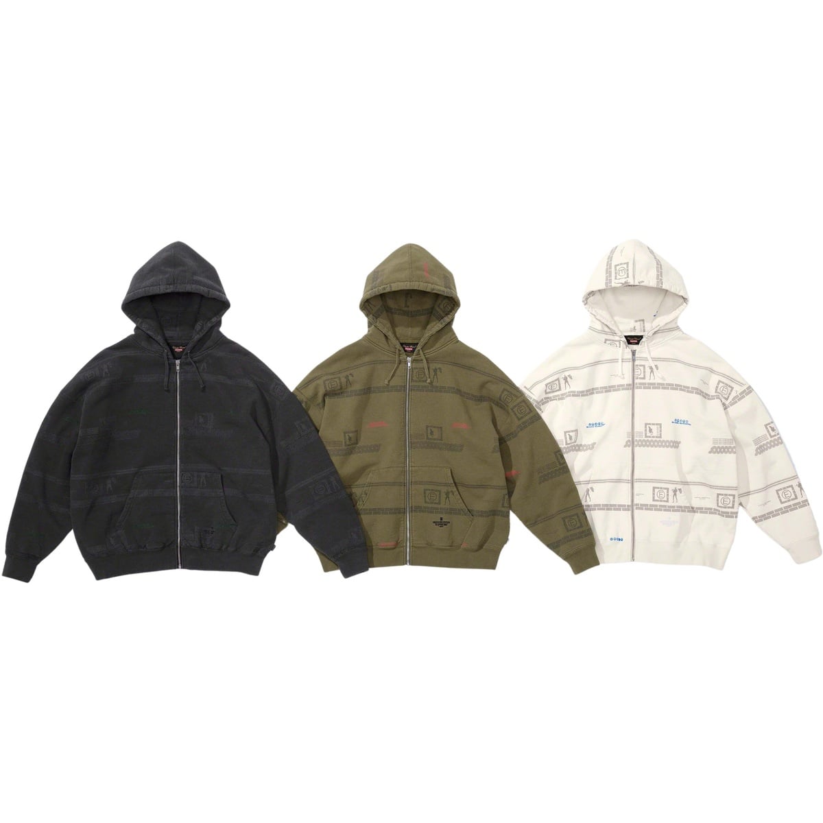 Supreme®/UNDERCOVER Zip Up Hooded Sweatshirt - SupremeCommunity