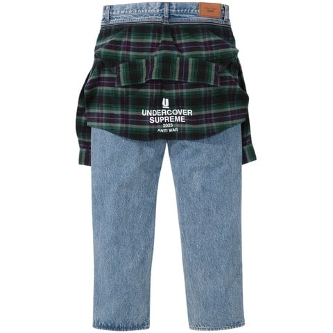 Supreme Jean Layered 0 Size Hypebeast Supreme / Undercover Layered Jean 30