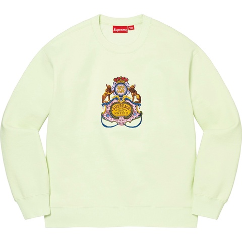 タ*マ様 supreme crest crew neck yellow S 即完 Crest Crewneck - spring/summer 2023 - Supreme