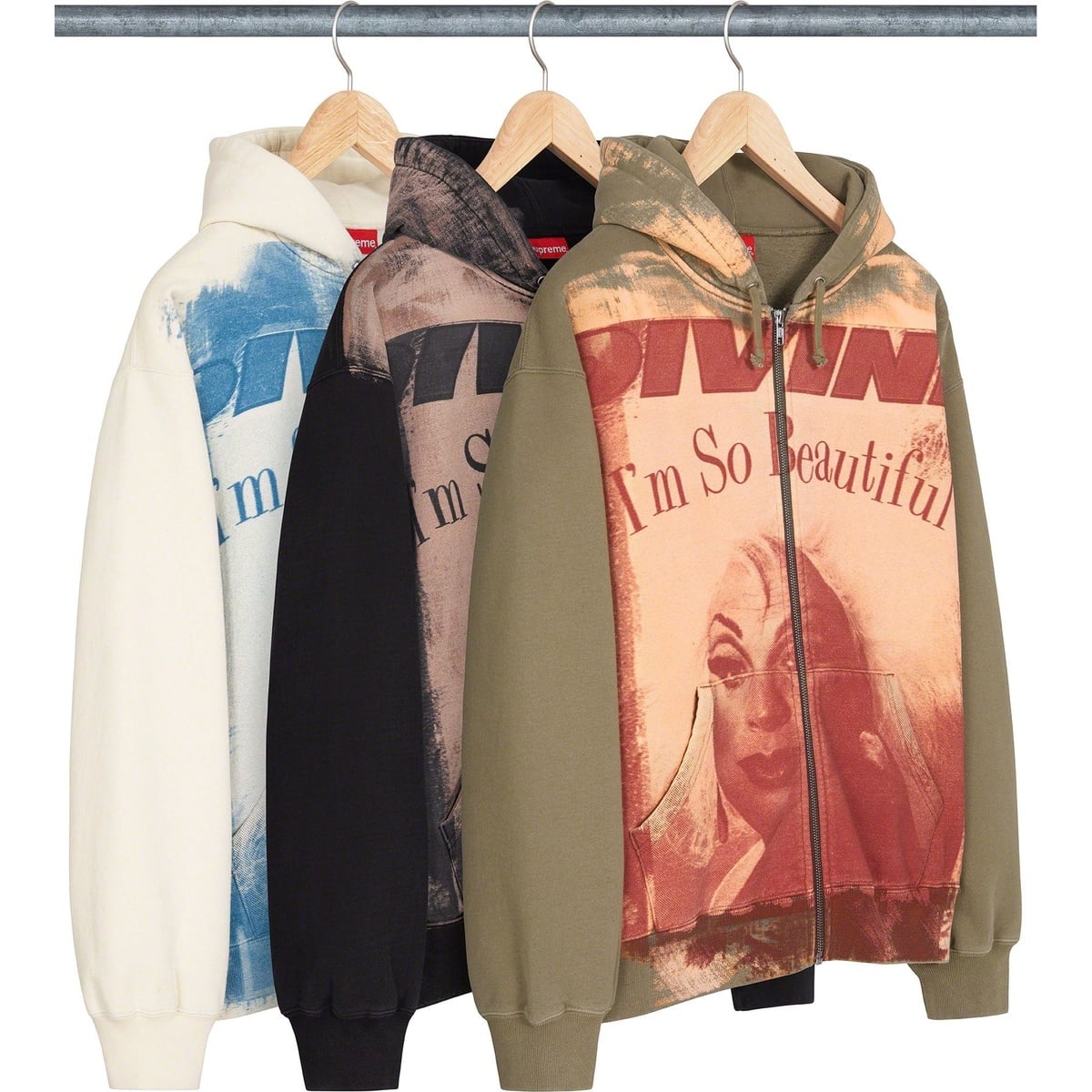 トップス supreme Divine Zip Up Hooded Sweatshirt Divine Zip Up Hooded Sweatshirt - Supreme