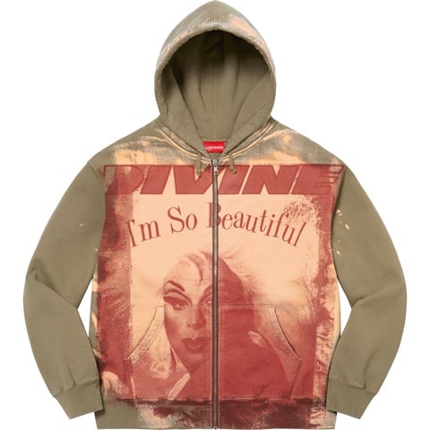 Divine Zip Up Hooded Sweatshirt - Supreme