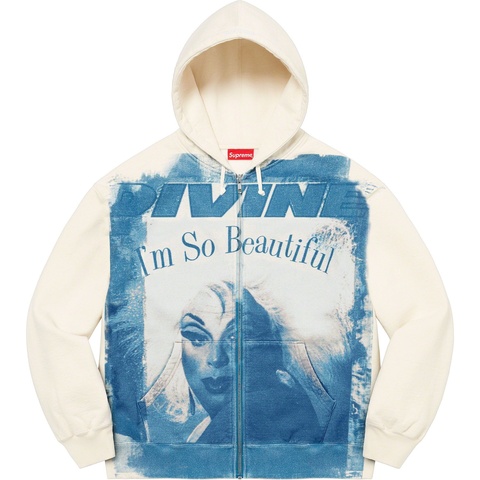 Divine Zip Up Hooded Sweatshirt - Supreme