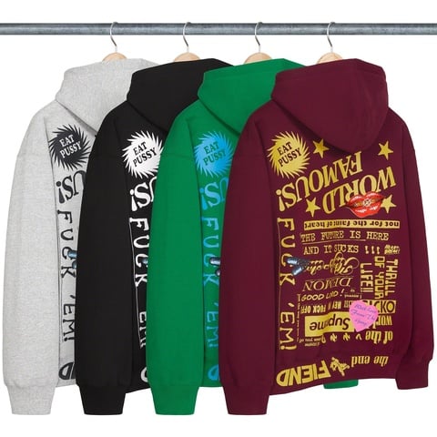 Fiend Hooded Sweatshirt - spring/summer 2023 - Supreme