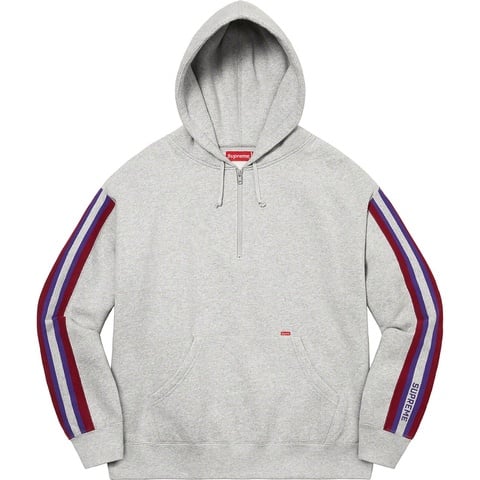 Supreme Half Zip Hooded Sweatshirt - [hidden]
