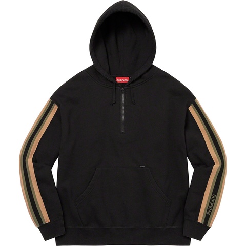 Supreme Half Zip Hooded Sweatshirt - [hidden]
