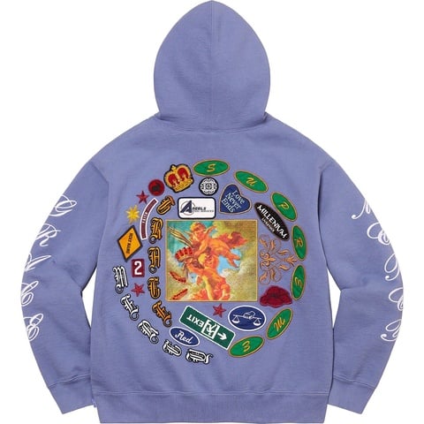 Supreme Patches Spiral Hooded Sweatshirt - [hidden]