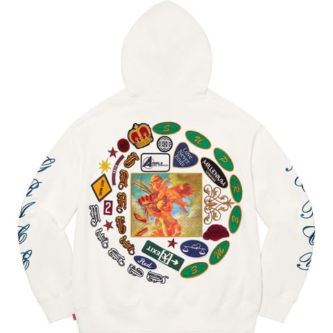 Supreme Patches Spiral Hooded Sweatshirt - [hidden]