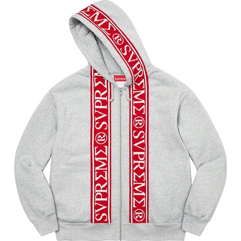 Supreme Roman Zip Up Hooded Sweatshirt - [hidden]