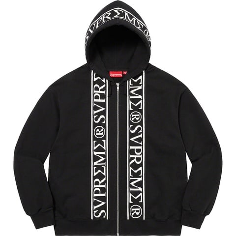Roman Zip Up Hooded Sweatshirt - Supreme
