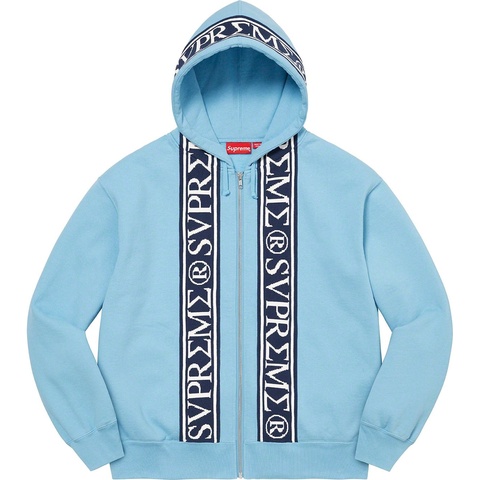 Supreme Roman Zip Up Hooded Sweatshirt - [hidden]