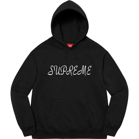 Supreme Classic Script Hooded ー L Supreme Classic Script Hooded Sweatshirt Red Men's - FW18 - US