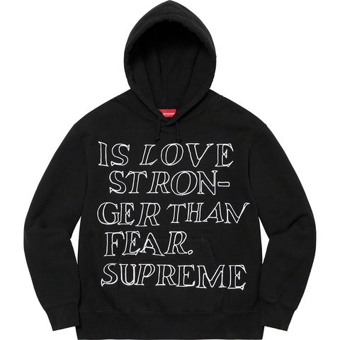 Supreme Stronger Than Fear Hooded Sweatshirt - Colorway