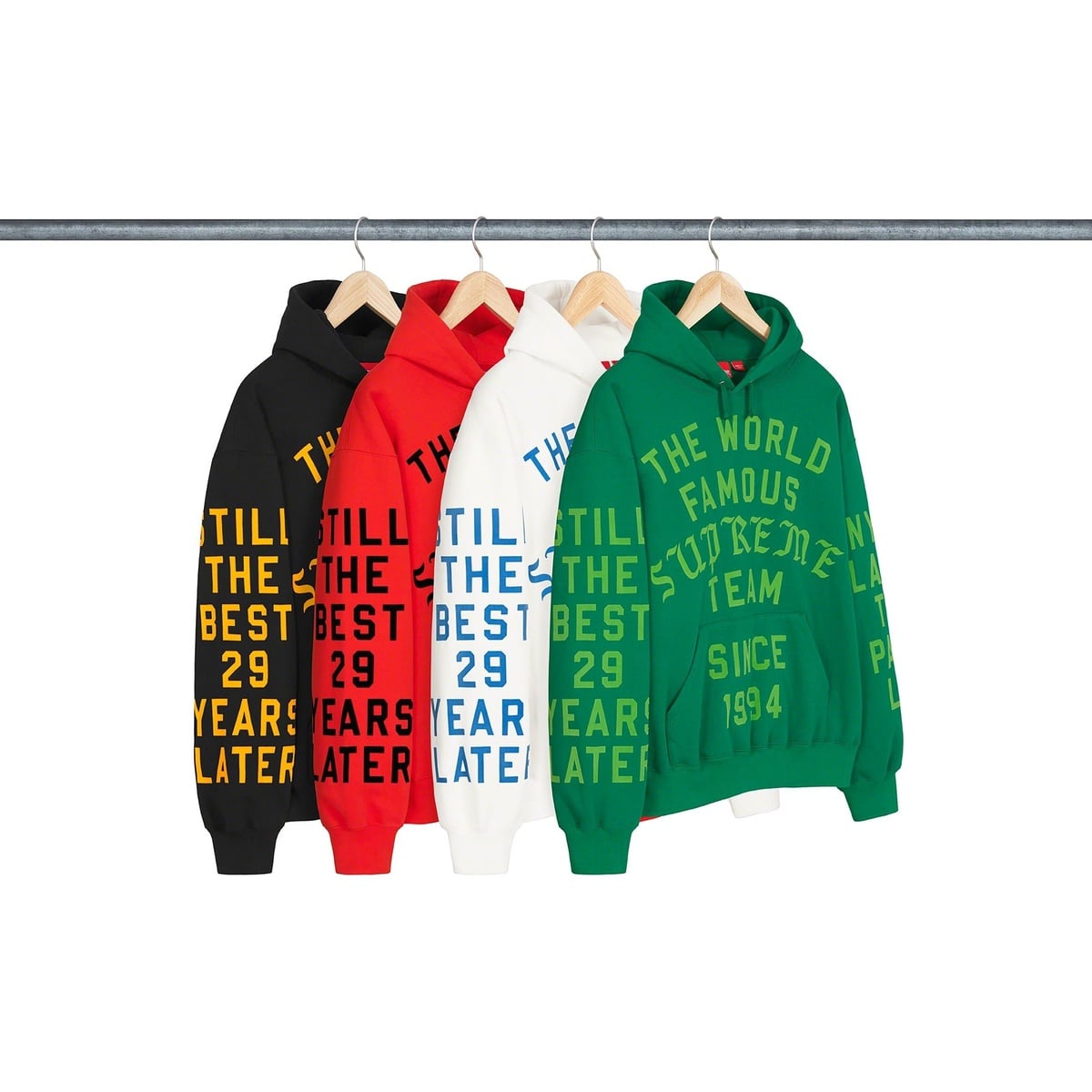 Supreme Team Flocked Hooded Sweatshirt - Supreme Supreme Team Flocked Hooded Sweatshirt - Supreme
