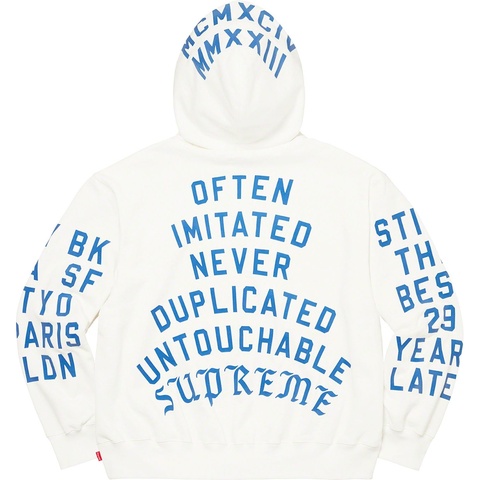 Supreme Team Flocked Hooded Sweatshirt - Supreme Supreme Team Flocked Hooded Sweatshirt - Supreme