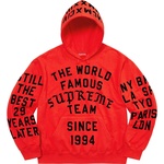 Supreme Supreme Team Flocked Hooded Sweatshirt (SS23)