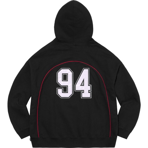 Boxy Piping Arc Hooded Sweatshirt - Supreme