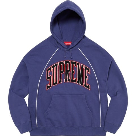 Supreme Boxy Piping Arc Hooded Sweatshirt - Colorway