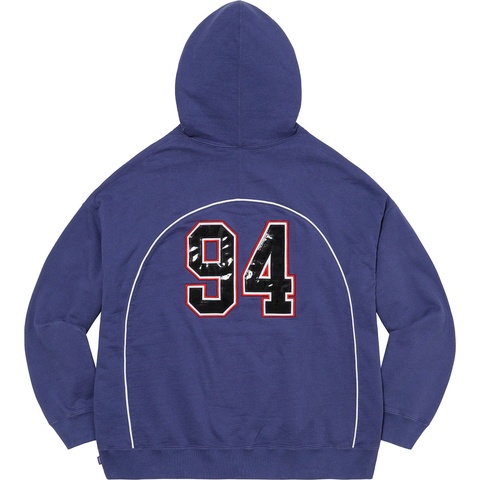 Boxy Piping Arc Hooded Sweatshirt - Supreme