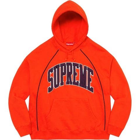 Supreme Boxy Piping Arc Hooded Sweatshirt - [hidden]