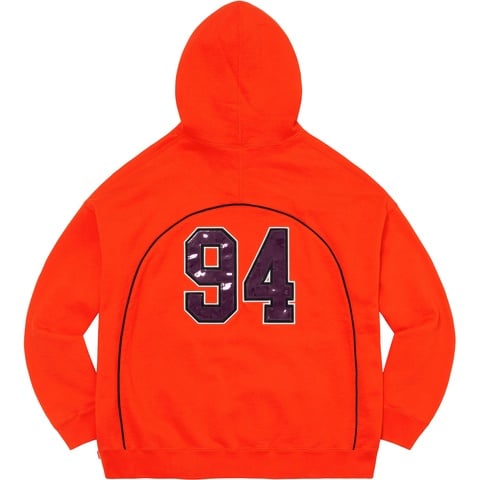 Boxy Piping Arc Hooded Sweatshirt - Supreme