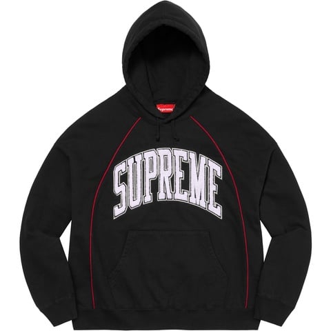 Supreme Boxy Piping Arc Hooded Sweatshirt - [hidden]