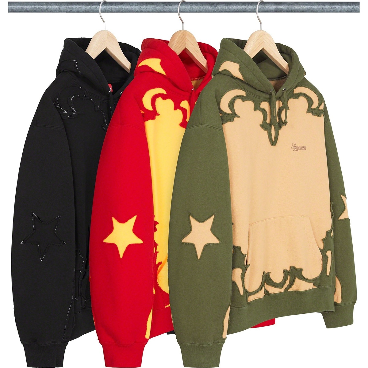 Western Cut Out Hooded Sweatshirt - Supreme